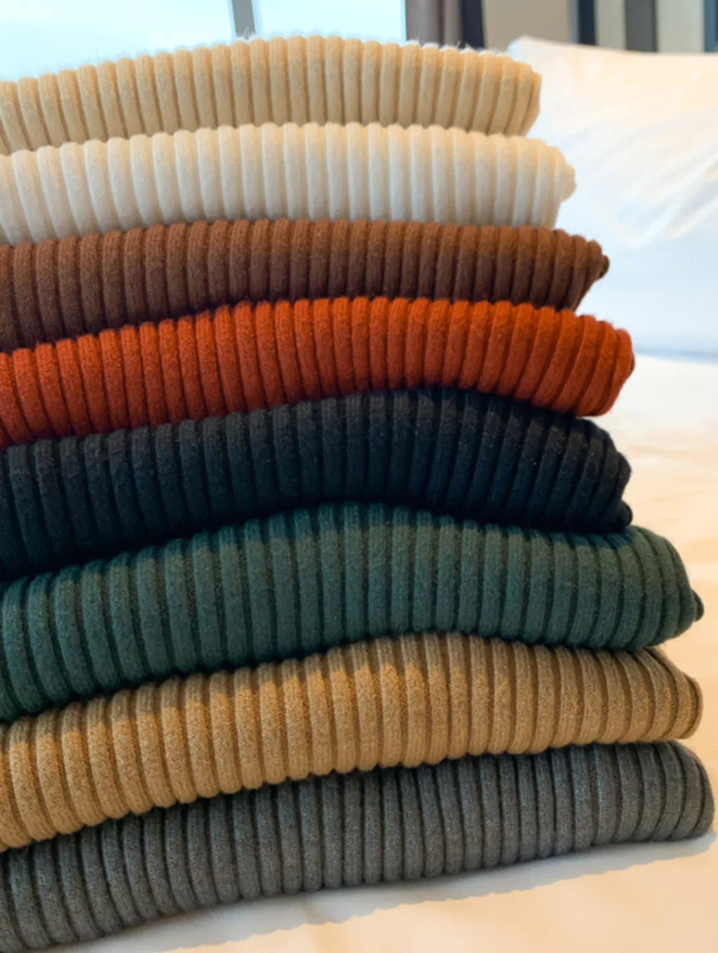 Blusa Canelada Gola Alta