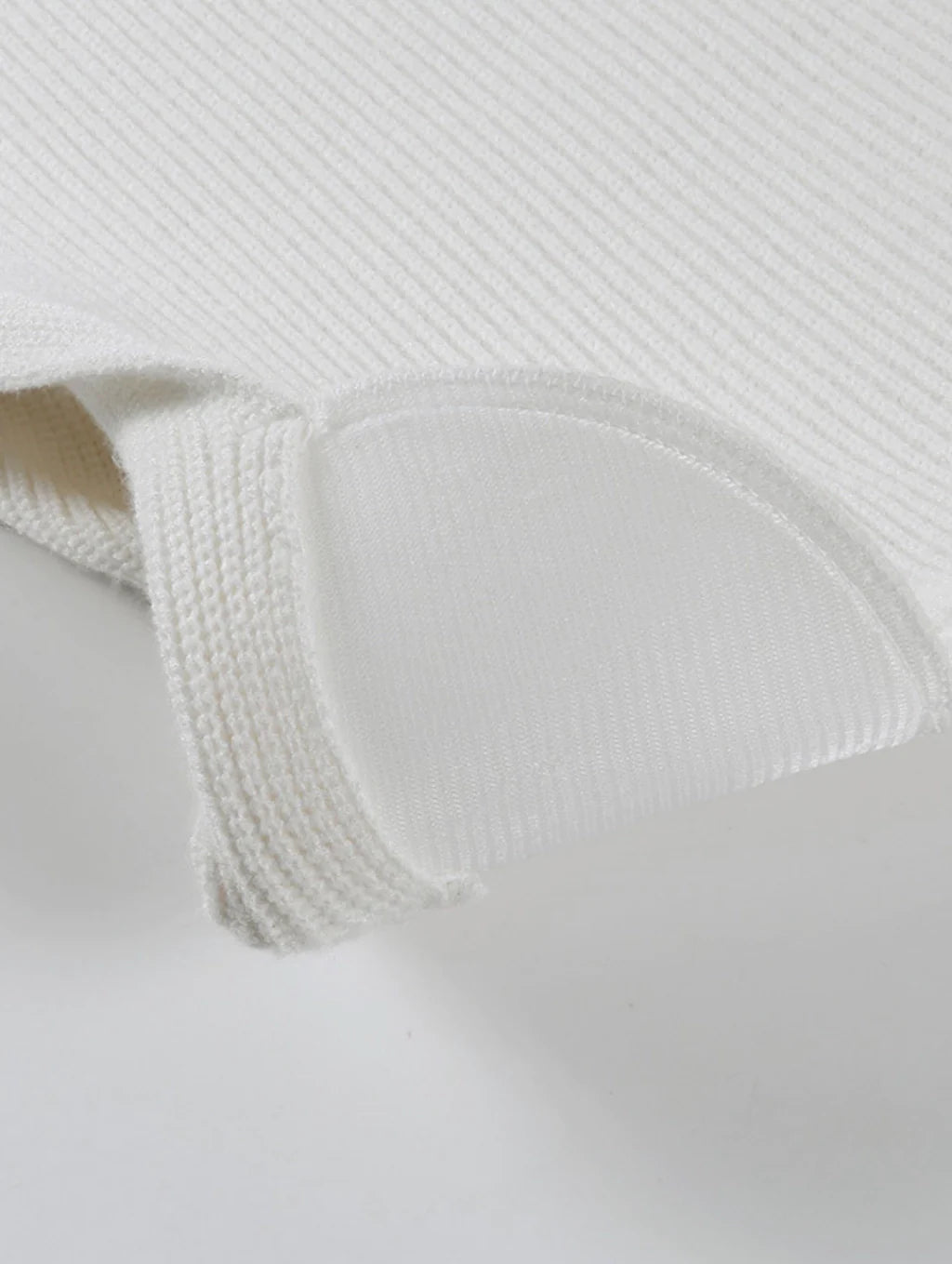 Blusa Casual de Tricô Gola Alta