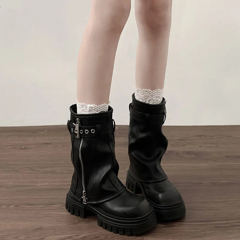 Bota Feminina de Inverno em Couro Legítimo - Frígida