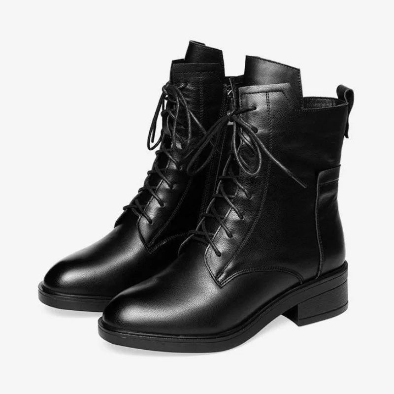 Bota Feminina de Inverno em Couro Legítimo - Ivy