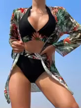 Conjunto de Biquini Com 3 Peças