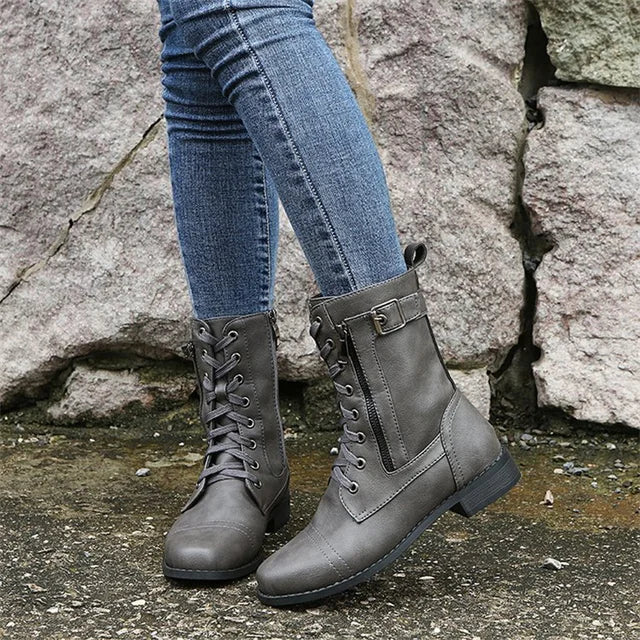 Bota Feminina de Inverno em Couro Legítimo - Vanguard