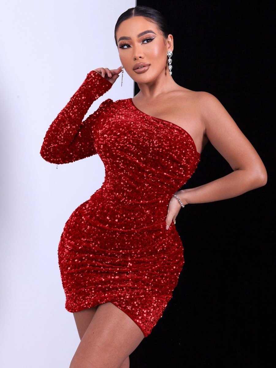 Vestido Preto de Lantejoulas – Elegância e Brilho para Sua Noite