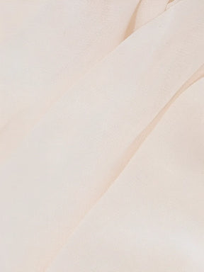 Blusa Feminina de Ombro Único com Flor em Chiffon - Elise