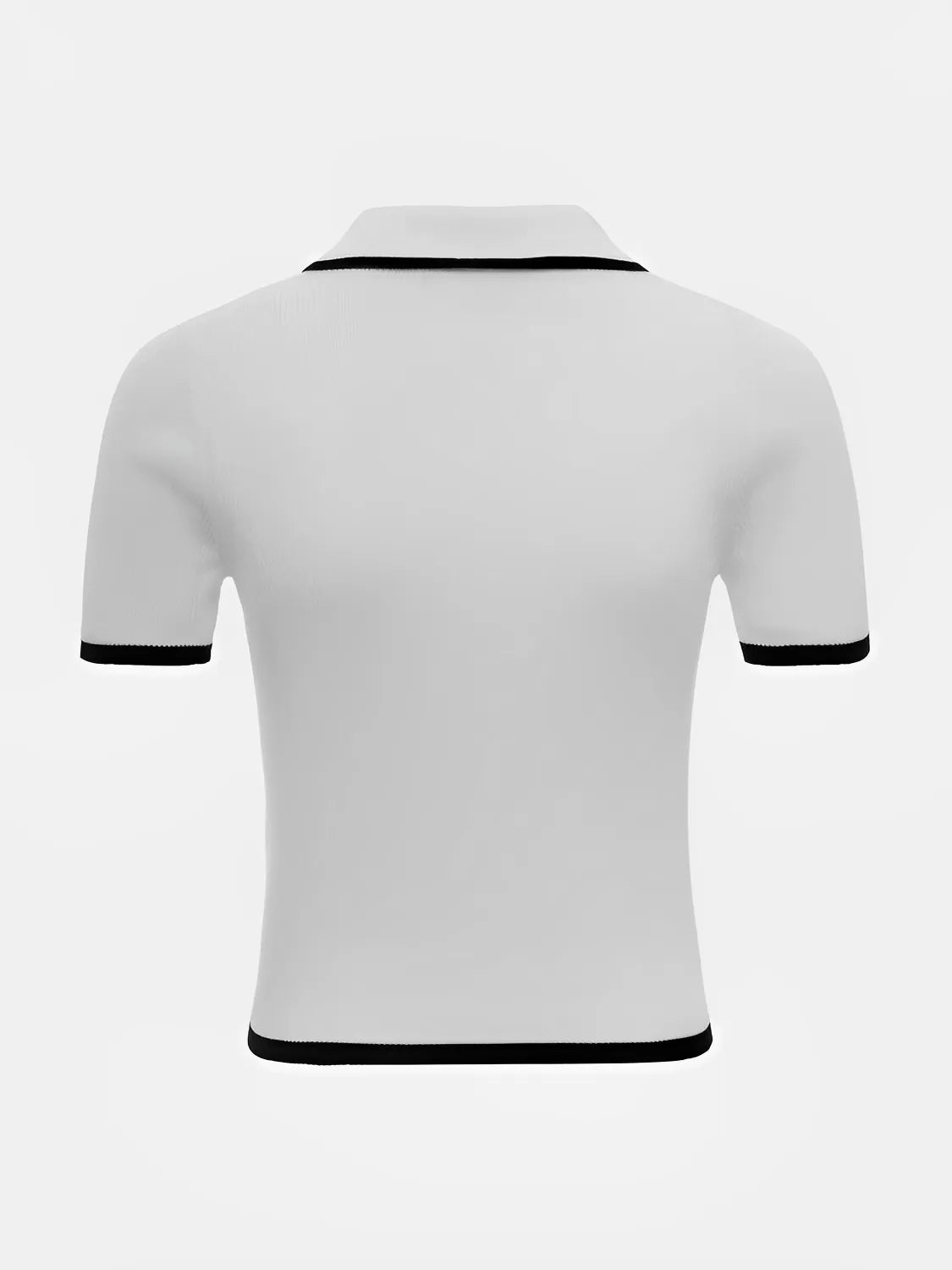 Blusa Feminina Gola Polo Decote com Botões - Blenda