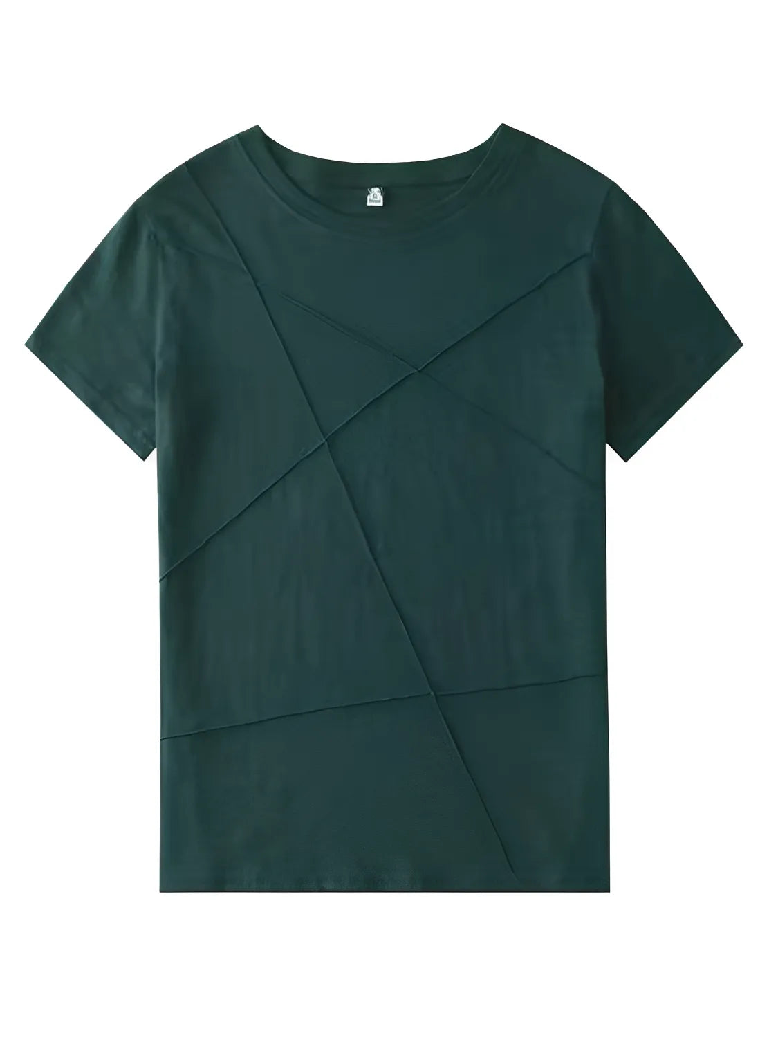 Blusa Feminina Básica com Relevo e Decote Redondo - Lina