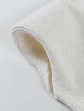 Blusa Casual de Tricô Gola Alta