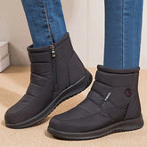 Bota Feminina Térmica com Zíper em Tecido Impermeável – Le Vie