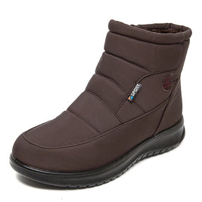 Bota Feminina Térmica com Zíper em Tecido Impermeável – Le Vie