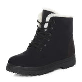 Bota Feminina Forrada com Pelúcia e Cadarço em Material Sintético – Le Vie