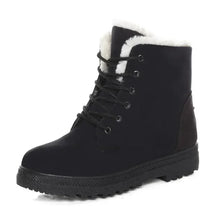 Bota Feminina Forrada com Pelúcia e Cadarço em Material Sintético – Le Vie