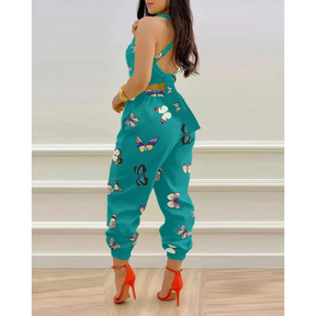 Macacão Feminino Estampado com Borboletas – Estilo e Conforto para o Dia a Dia