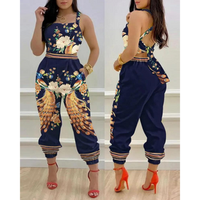 Macacão Feminino Estampa Jeans Patchwork – Estilo e Conforto em Uma Só Peça