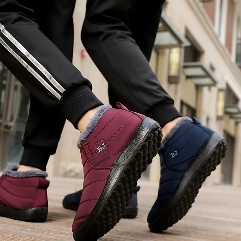 Bota Térmica Feminina de Inverno Impermeável com Forro Peluciado – Le Vie