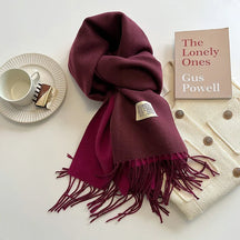 Cachecol Feminino Dupla Face de Inverno em Cashmere Tricot Premium – Le Vie