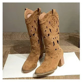 Bota Feminina de Inverno em Couro Legítimo - Nova