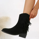 Bota Feminina de Inverno em Couro Legítimo - Serenity