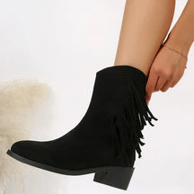 Bota Feminina de Inverno em Couro Legítimo - Serenity