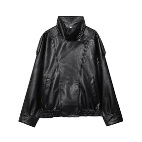 Jaqueta Bomber Feminina de Couro Falso - Blusão Quente para Inverno - Le Vie
