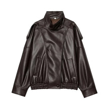 Jaqueta Bomber Feminina de Couro Falso - Blusão Quente para Inverno - Le Vie