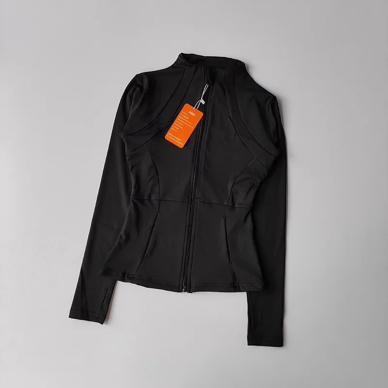 Corta-Vento Feminino Slim Fit com Zíper - Conforto e Estilo para Atividades ao Ar Livre