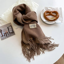 Cachecol Feminino Dupla Face de Inverno em Cashmere Tricot Premium – Le Vie