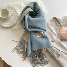 Cachecol Feminino Dupla Face de Inverno em Cashmere Tricot Premium – Le Vie
