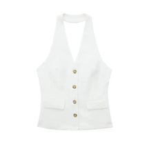 Conjunto Feminino Alfaiataria Colete Blazer Sem Mangas e Calça Pantalona em Tecido Premium – Le Vie