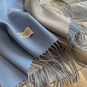 Cachecol Feminino Dupla Face de Inverno em Cashmere Tricot Premium – Le Vie