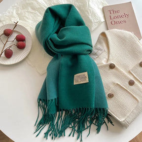 Cachecol Feminino Dupla Face de Inverno em Cashmere Tricot Premium – Le Vie