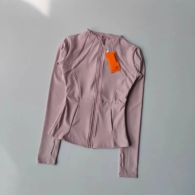 Corta-Vento Feminino Slim Fit com Zíper - Conforto e Estilo para Atividades ao Ar Livre