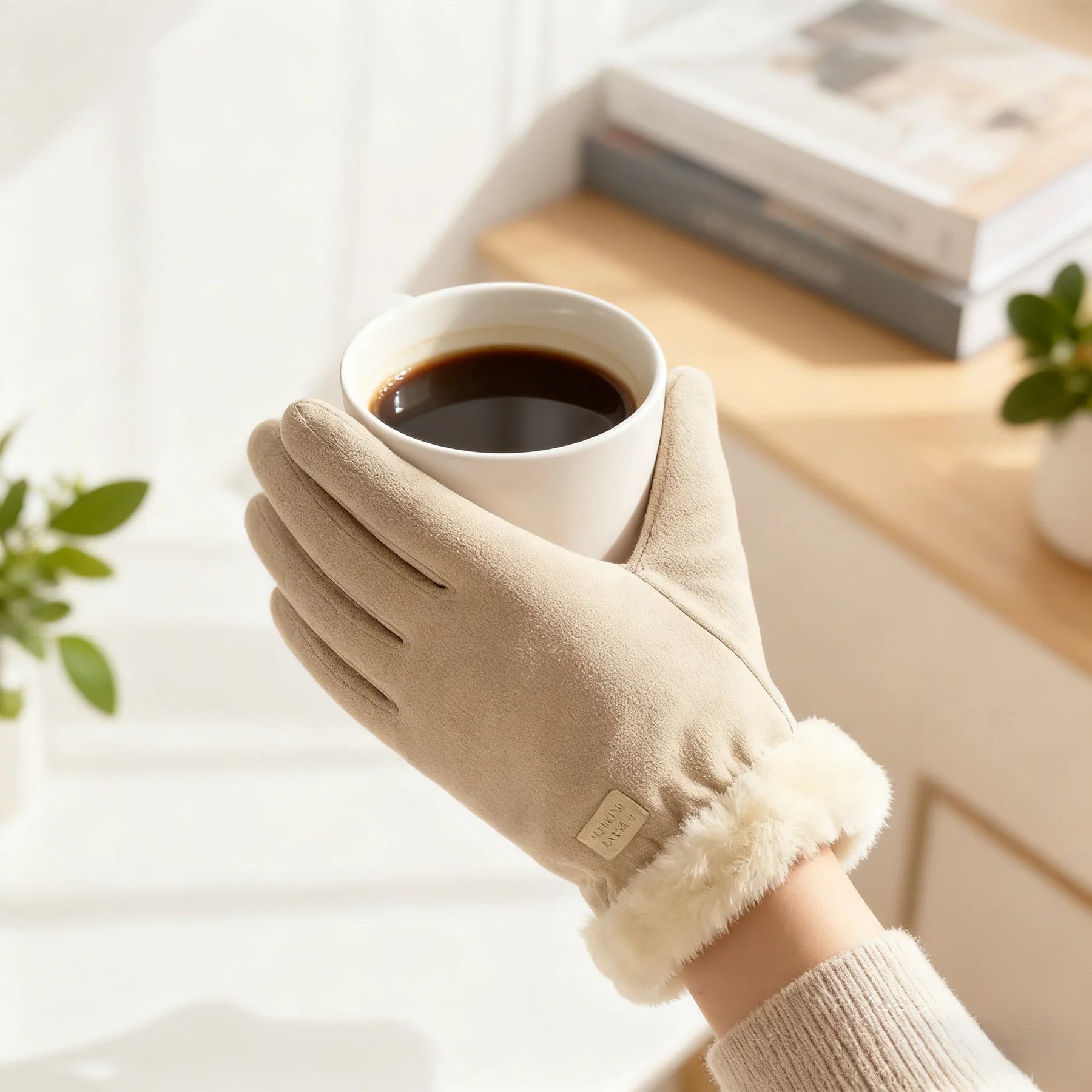 Luvas Femininas de Inverno com Tela Touchscreen e Forro de Pelúcia Quente para Lazer ao Ar Livre – Le Vie