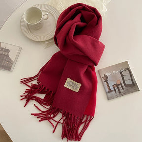 Cachecol Feminino Dupla Face de Inverno em Cashmere Tricot Premium – Le Vie