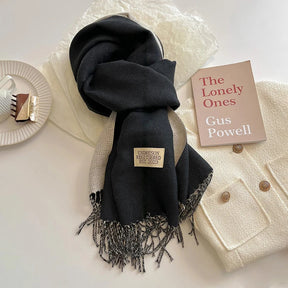 Cachecol Feminino Dupla Face de Inverno em Cashmere Tricot Premium – Le Vie