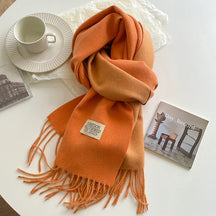 Cachecol Feminino Dupla Face de Inverno em Cashmere Tricot Premium – Le Vie