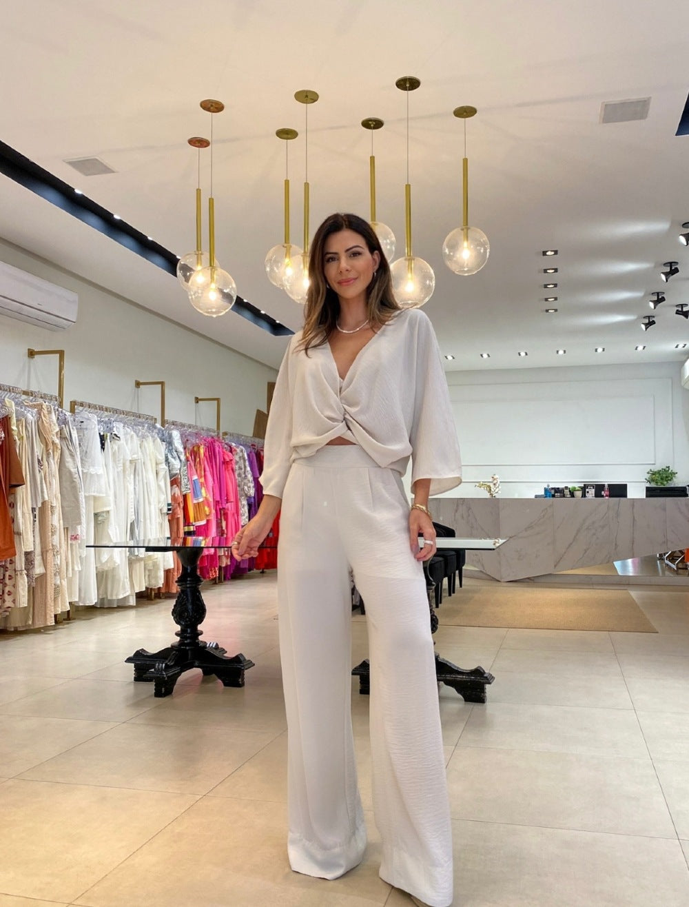 Conjunto Feminino 3 Peças – Elegância e Conforto em Cada Detalhe