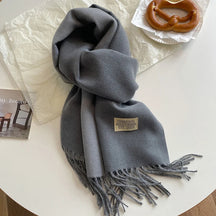 Cachecol Feminino Dupla Face de Inverno em Cashmere Tricot Premium – Le Vie