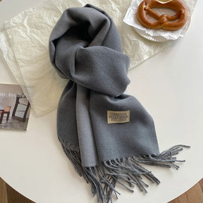 Cachecol Feminino Dupla Face de Inverno em Cashmere Tricot Premium – Le Vie