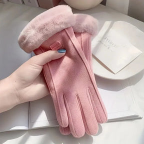 Luvas Femininas de Inverno com Tela Touchscreen e Forro de Pelúcia Quente para Lazer ao Ar Livre – Le Vie