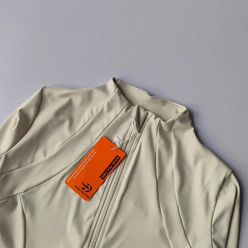 Corta-Vento Feminino Slim Fit com Zíper - Conforto e Estilo para Atividades ao Ar Livre