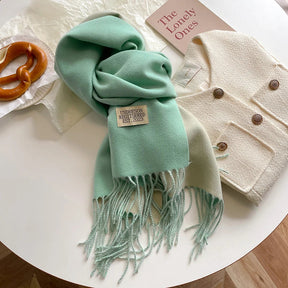 Cachecol Feminino Dupla Face de Inverno em Cashmere Tricot Premium – Le Vie