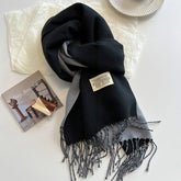 Cachecol Feminino Dupla Face de Inverno em Cashmere Tricot Premium – Le Vie