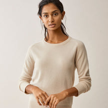 Blusa Básica Lisa em Cashmere